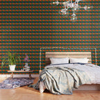 Creative colorful organic shape art pattern Wallpaper Gallery Image 3