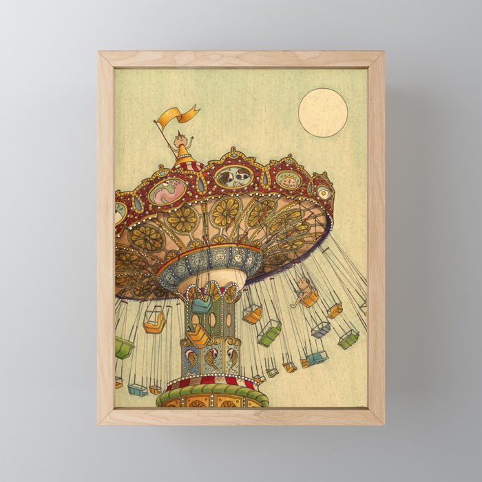 Swing Ride Mini Art Print Gallery Image 1