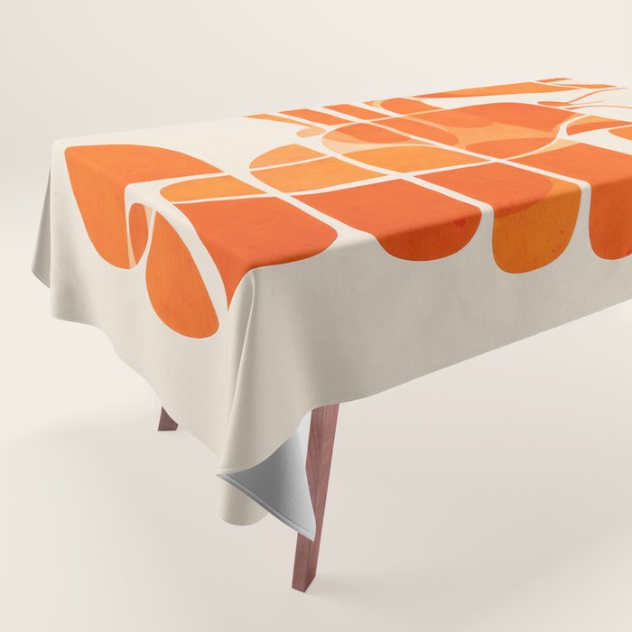 Abstract Lobster in Orange Tablecloth Gallery Image 1