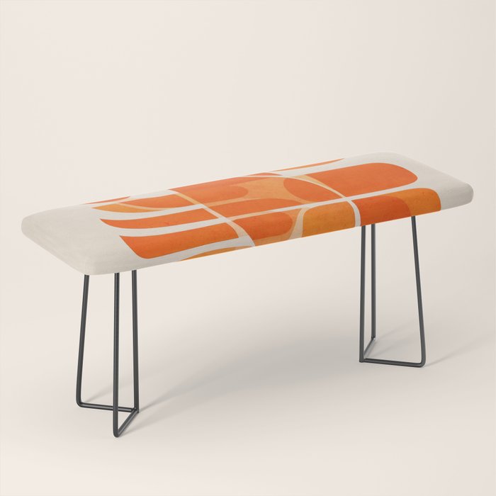 Abstract Lobster in Orange Bench Gallery Image 1