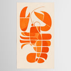 Abstract Lobster in Orange Tablecloth Gallery Image 2