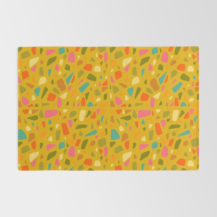 Terrazzo in Mustard Rug Gallery Image 2