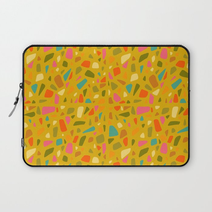 Terrazzo in Mustard Laptop Sleeve Gallery Image 1