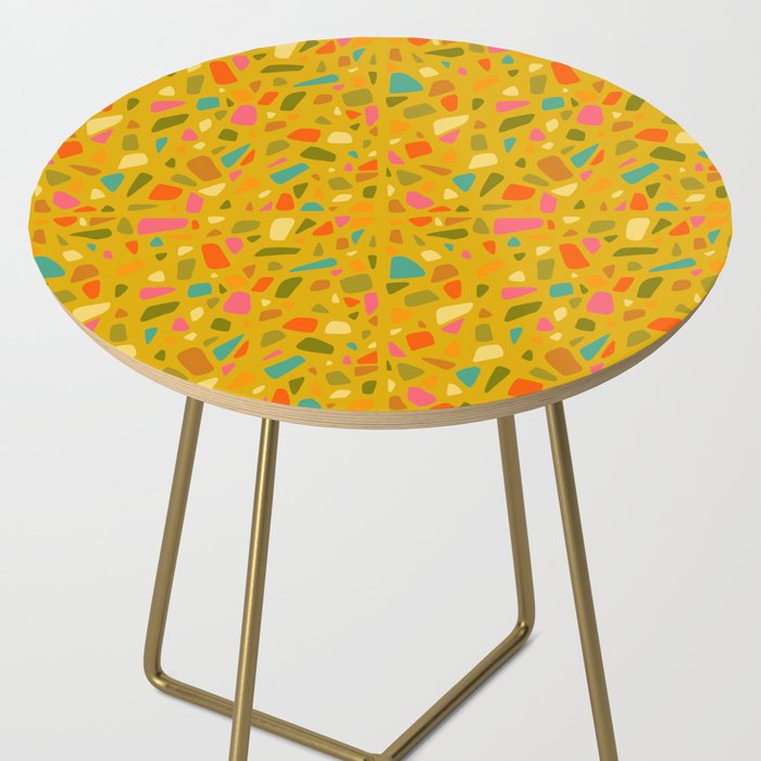 Terrazzo in Mustard Side Table Gallery Image 2