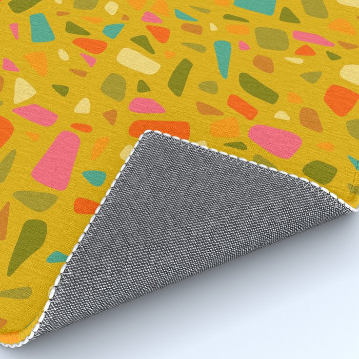 Terrazzo in Mustard Rug Gallery Image 4
