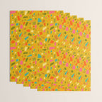 Terrazzo in Mustard Wrapping Paper Gallery Image 3