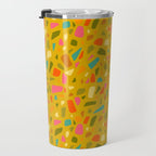 Terrazzo in Mustard Travel Mug Gallery Image 3