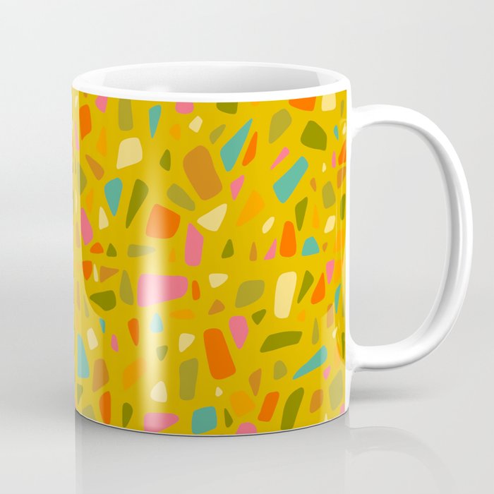 Terrazzo in Mustard Coffee Mug Gallery Image 1