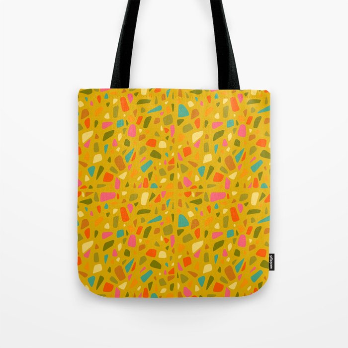 Terrazzo in Mustard Tote Bag Gallery Image 1