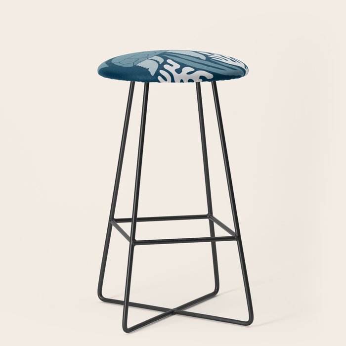 Sea Turtle Swim - Dark Stool Gallery Image 1