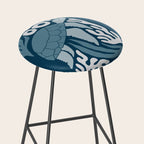 Sea Turtle Swim - Dark Stool Gallery Image 2