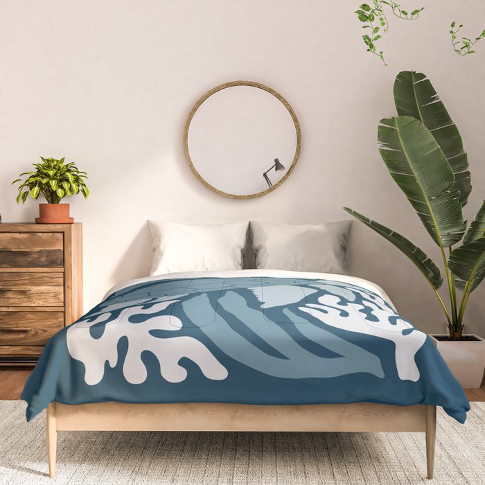 Sea Turtle Swim - Dark Comforter Gallery Image 3