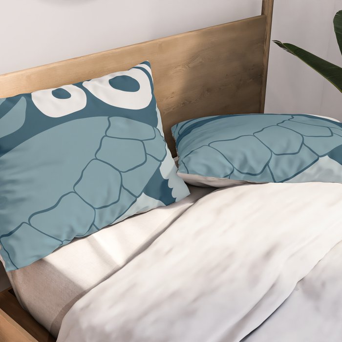 Sea Turtle Swim - Dark Pillow Sham Gallery Image 2