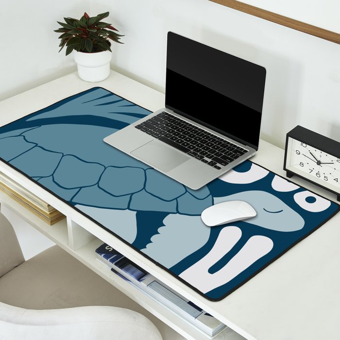 Sea Turtle Swim - Dark Desk Mat Gallery Image 2
