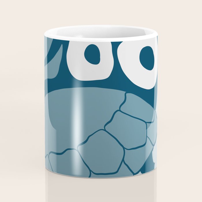 Sea Turtle Swim - Dark Coffee Mug Gallery Image 4
