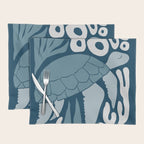 Sea Turtle Swim - Dark Placemat Gallery Image 1