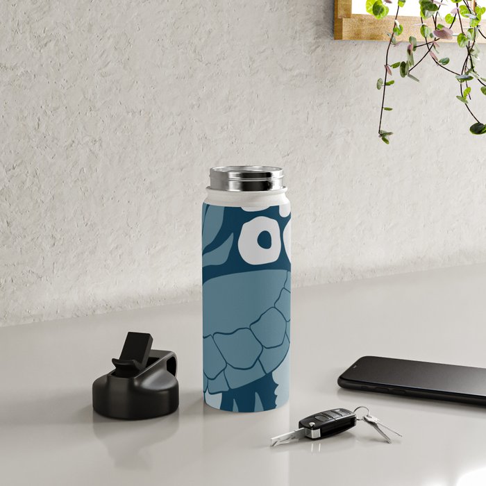 Sea Turtle Swim - Dark Water Bottle Gallery Image 4