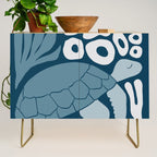 Sea Turtle Swim - Dark Credenza Gallery Image 1