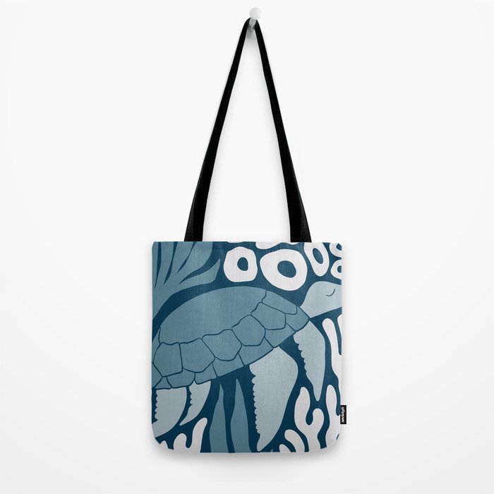 Sea Turtle Swim - Dark Tote Bag Gallery Image 2