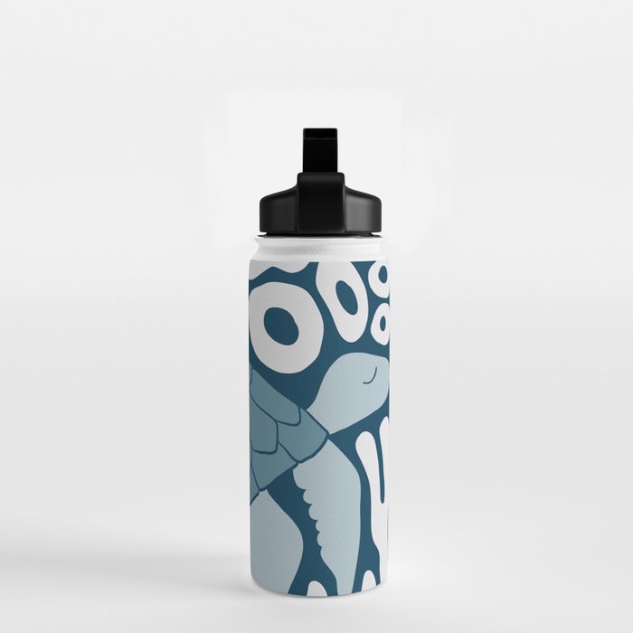 Sea Turtle Swim - Dark Water Bottle Gallery Image 2