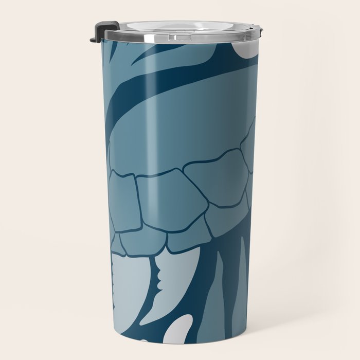 Sea Turtle Swim - Dark Travel Mug Gallery Image 3