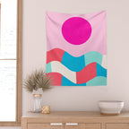 Winter Waves Wall Tapestry Gallery Image 2