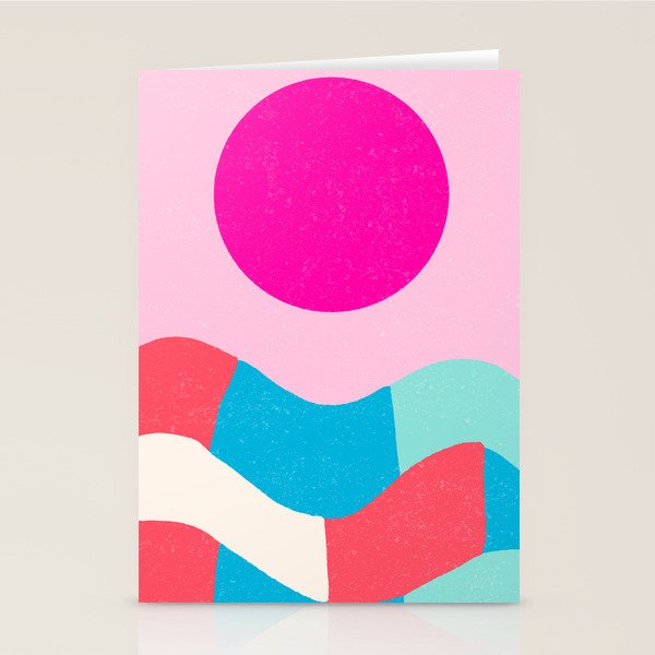 Winter Waves Stationery Card Gallery Image 1