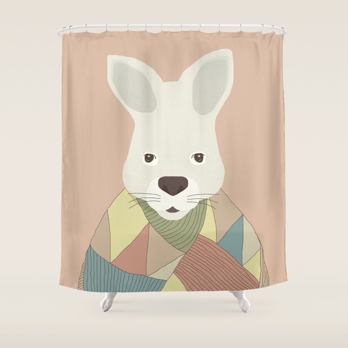 Whimsical Kangaroo II Shower Curtain Gallery Image 1