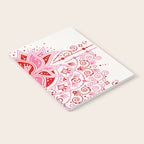 Lotus Blossom Mandala - Red & Pink Palette Notebook Gallery Image 2