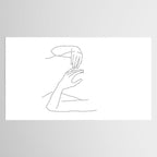 Line Hands 2 Tablecloth Gallery Image 2