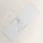 Line Hands 2 Yoga Mat Gallery Image 1