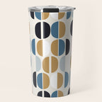 Mid century geometric pattern Travel Mug Gallery Image 1