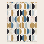 Mid century geometric pattern Poster Gallery Image 4