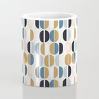 Mid century geometric pattern Coffee Mug Gallery Image 4