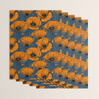 Orange poppies Wrapping Paper Gallery Image 3