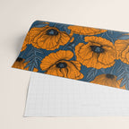 Orange poppies Wrapping Paper Gallery Image 2