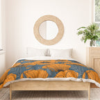 Orange poppies Duvet Cover Gallery Image 3