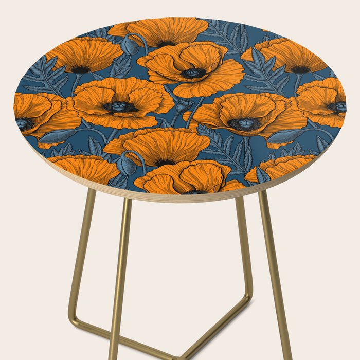 Orange poppies Side Table Gallery Image 2