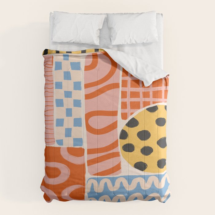 Mid Century Collage | PATTERN 03: The Retro Edition Comforter Gallery Image 1