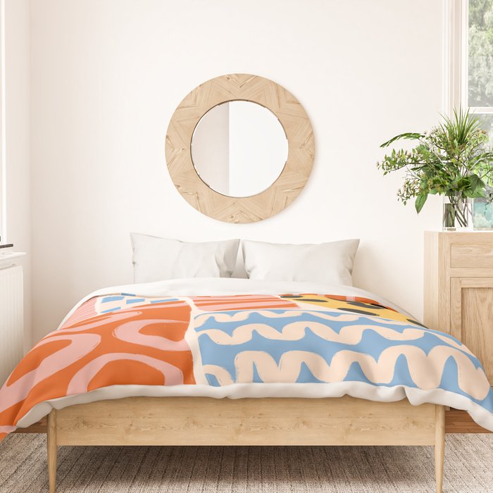Mid Century Collage | PATTERN 03: The Retro Edition Duvet Cover Gallery Image 3