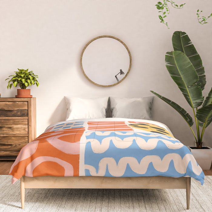 Mid Century Collage | PATTERN 03: The Retro Edition Comforter Gallery Image 3