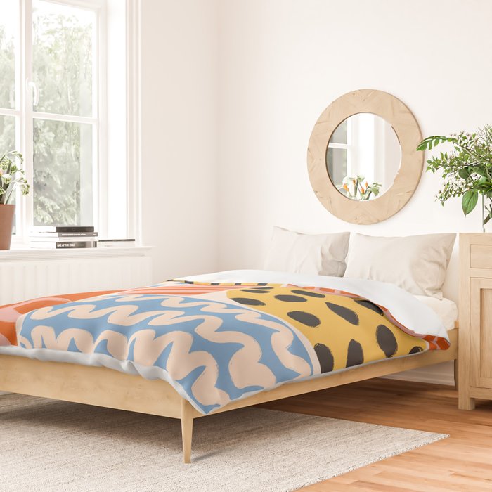 Mid Century Collage | PATTERN 03: The Retro Edition Duvet Cover Gallery Image 2