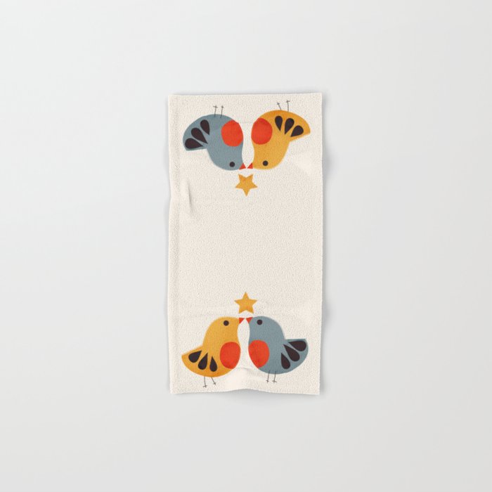 Festive Birds and Star Towels Gallery Image 1