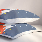 Cute christmas fox in the snow Pillow Sham Gallery Image 3