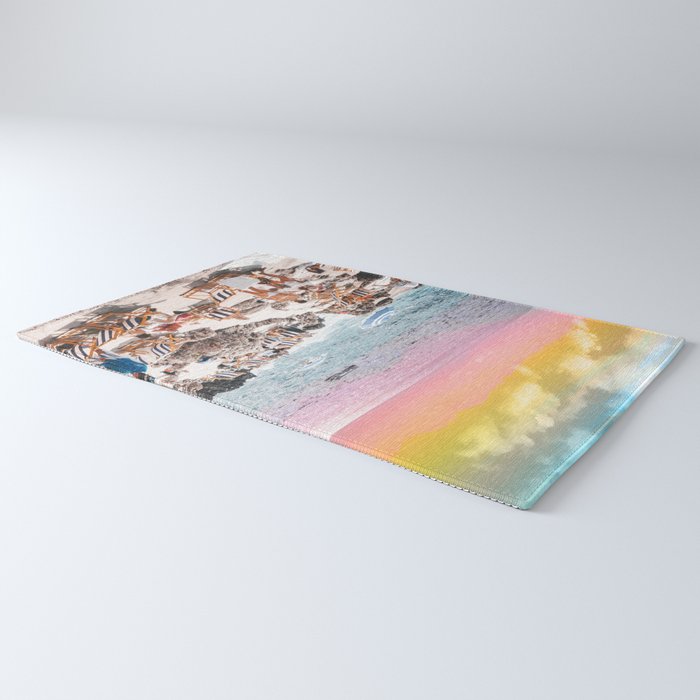 Beach Day, Travel Photography Digital Wall Decor, Tropical Beach Island Collage Rug Gallery Image 3