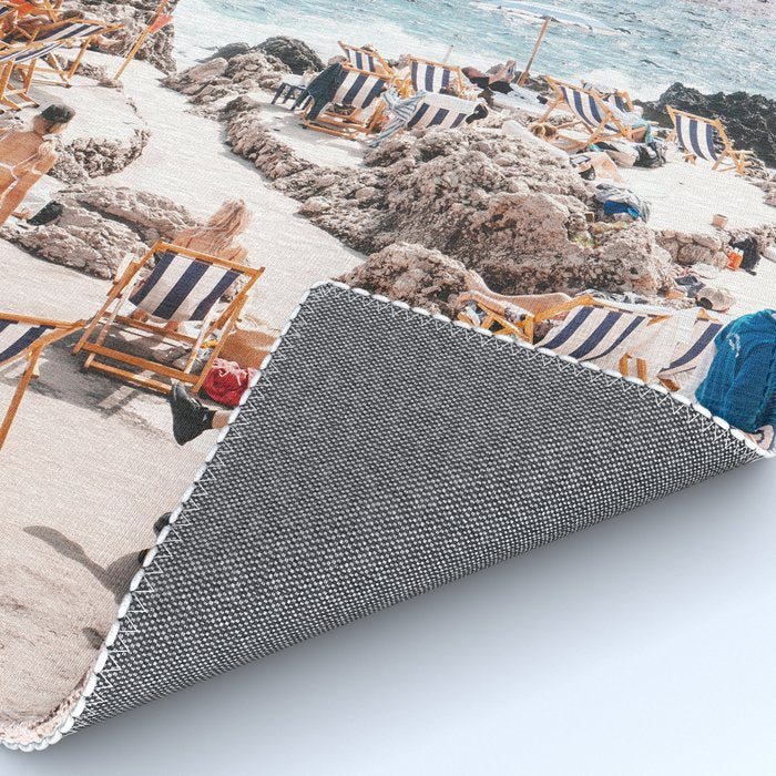 Beach Day, Travel Photography Digital Wall Decor, Tropical Beach Island Collage Rug Gallery Image 4