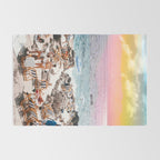 Beach Day, Travel Photography Digital Wall Decor, Tropical Beach Island Collage Rug Gallery Image 2