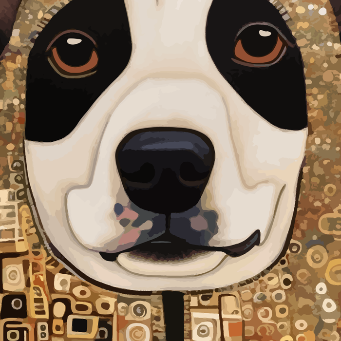 Klimt Dog with Beautiful Geometric Hoody Coffee Mug Gallery Image 2