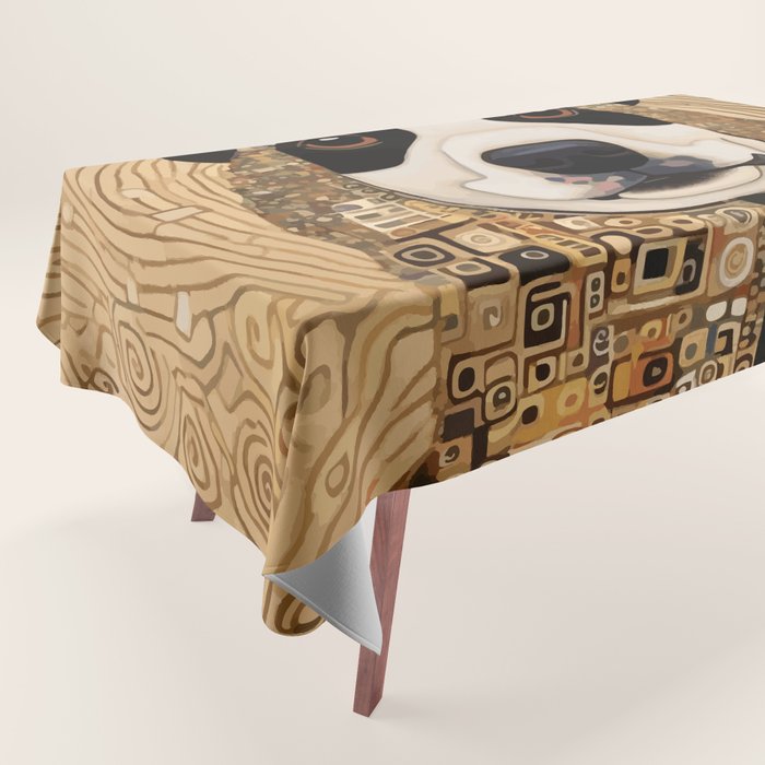 Klimt Dog with Beautiful Geometric Hoody Tablecloth Gallery Image 1