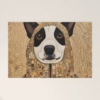 Klimt Dog with Beautiful Geometric Hoody Welcome Mat Gallery Image 1